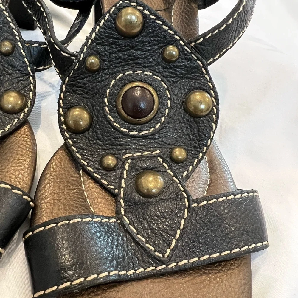 UNISA HEELED SANDALS leather size 10